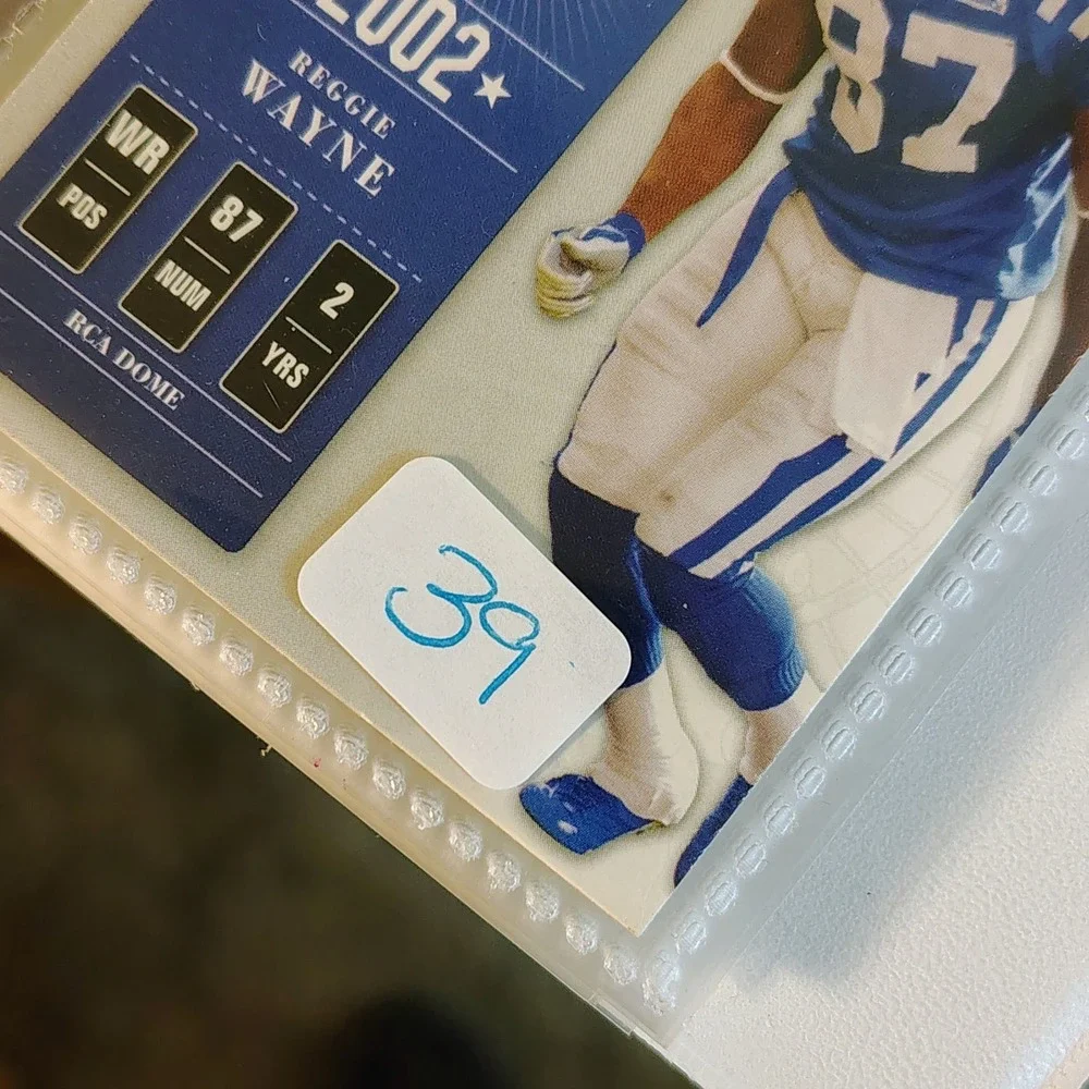 2002 Playoff Contenders‎ Season Ticket Reggie Wayne Indianapolis Colts #31